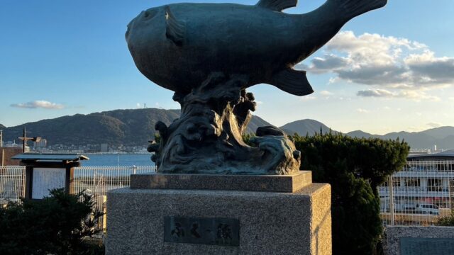 亀山八幡宮のふく像